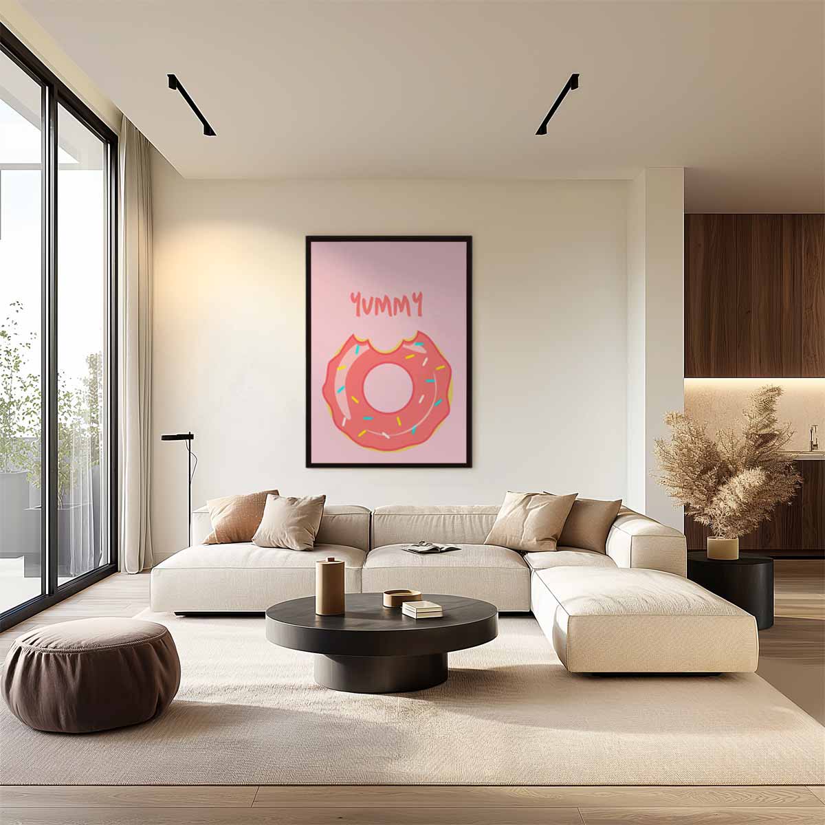 Donut Droom – staand kunstwerk voor modern interieur
