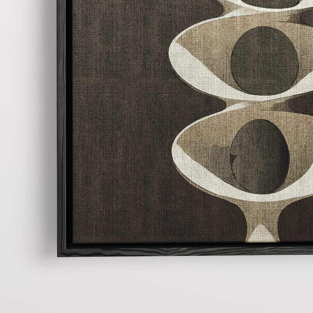 Abstracte Spiralen – dibond kunstwerk als wanddecoratie