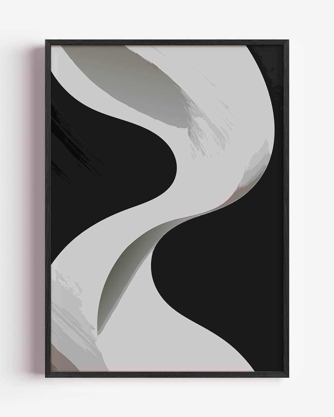 Moderne S-Pad – kleurrijke abstracte portret poster als wanddecoratie