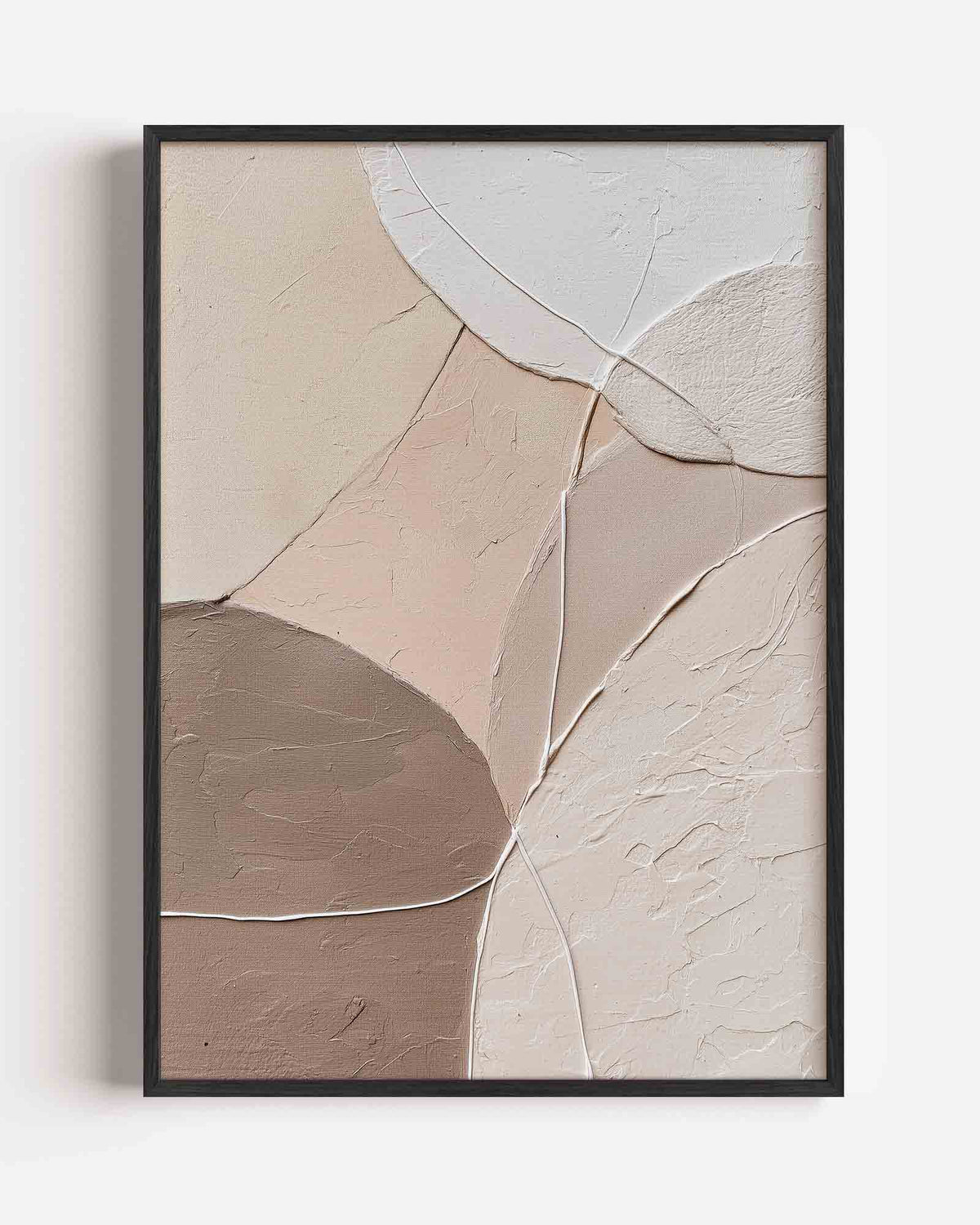 Abstracte vormen – abstracte portret poster als wanddecoratie