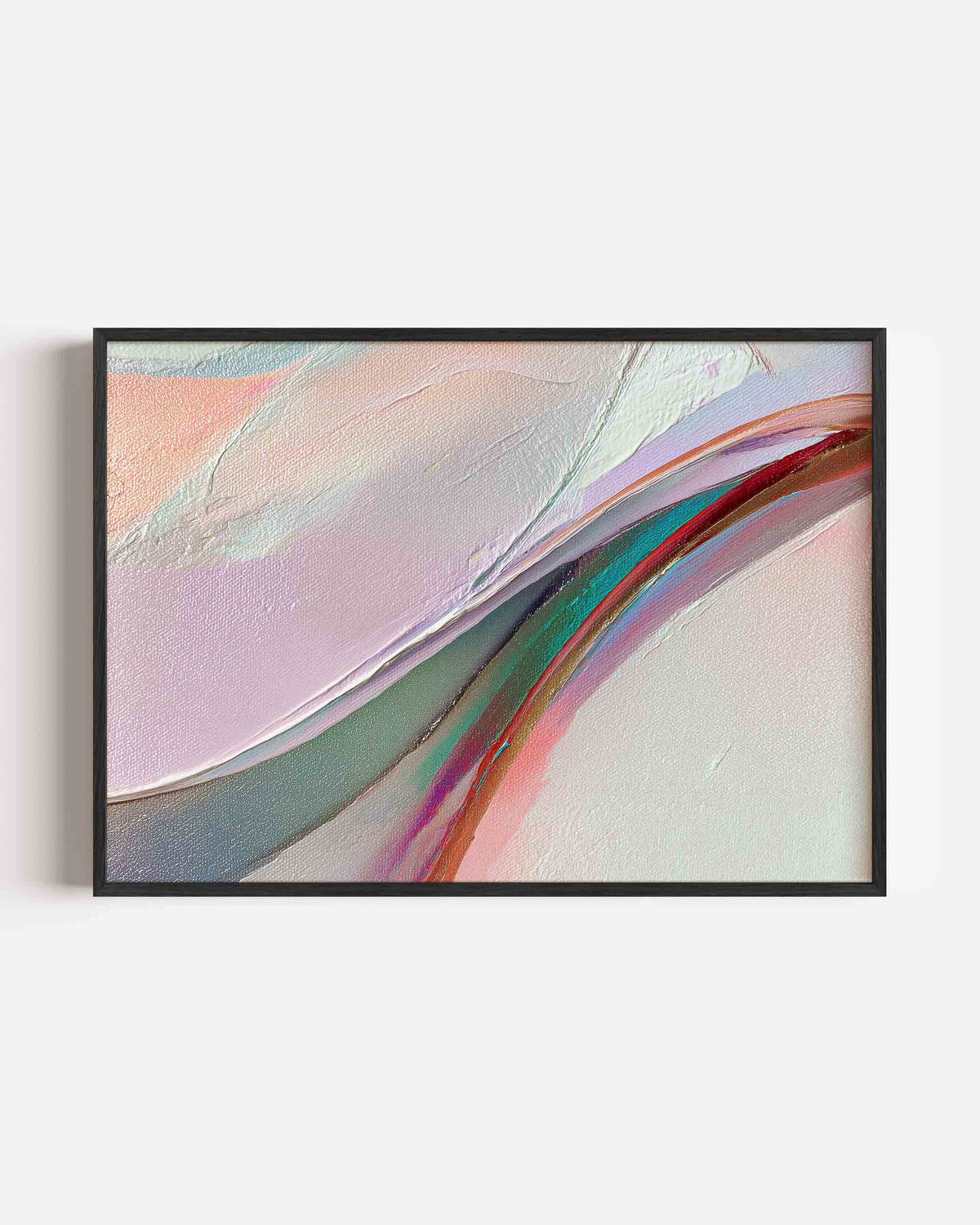 Abstracte vormen – abstracte landscape poster als wanddecoratie