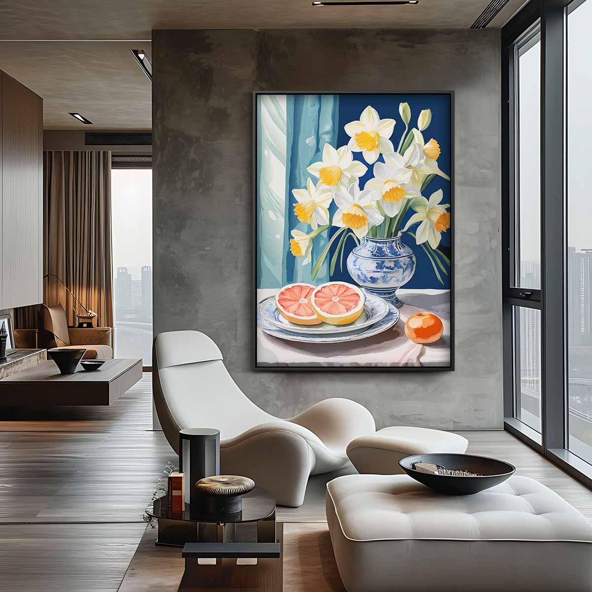 Lente Bloei Stilleven – canvas kunstwerk als wanddecoratie