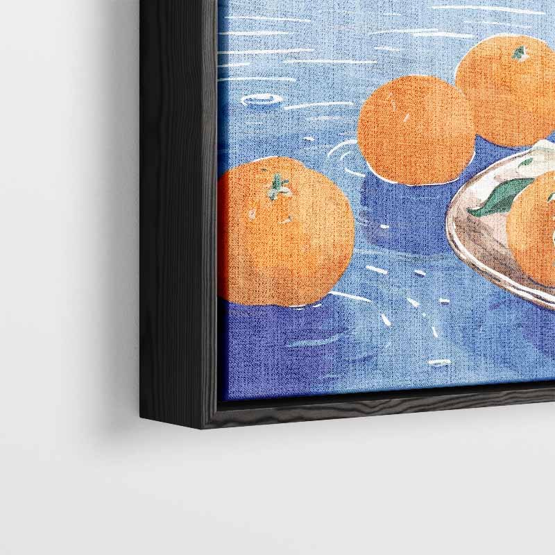 Zomers Citrus Geluk – portret wandkunst van WallArtistic