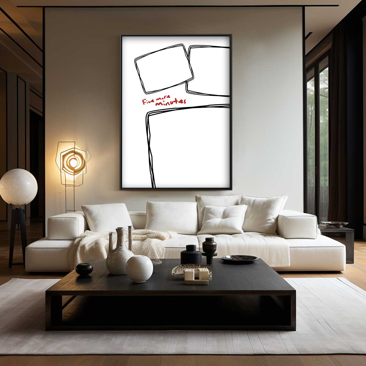 Vijf Minuutjes Extra – plexiglas wanddecoratie in portret formaat