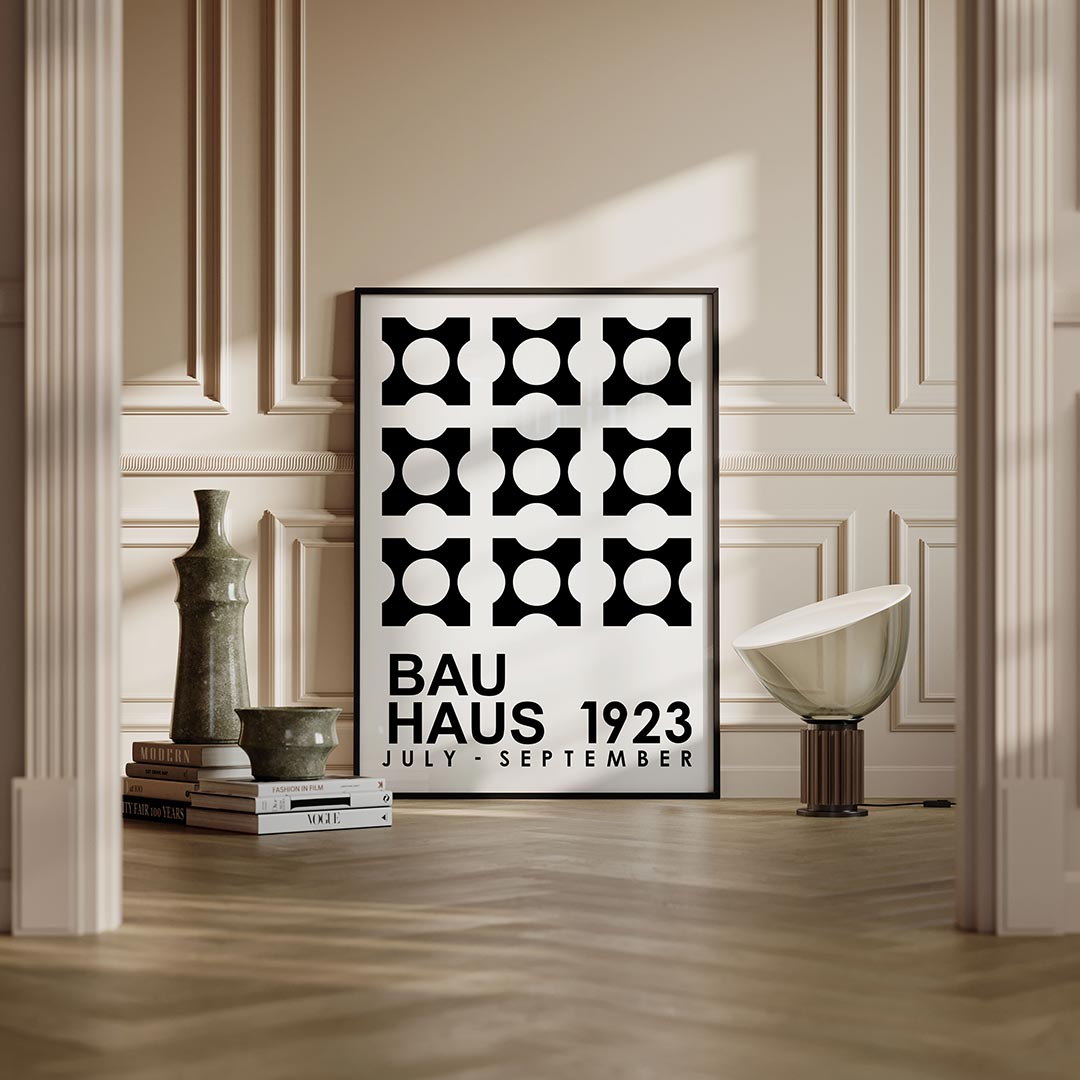  – moderne Bauhaus wandkunst als poster