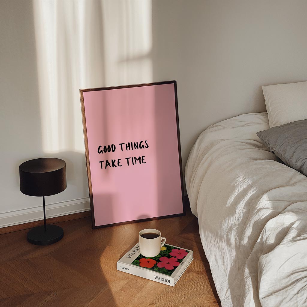 Inspirerende Tijdloze Quote – staande zomer wanddecoratie van WallArtistic