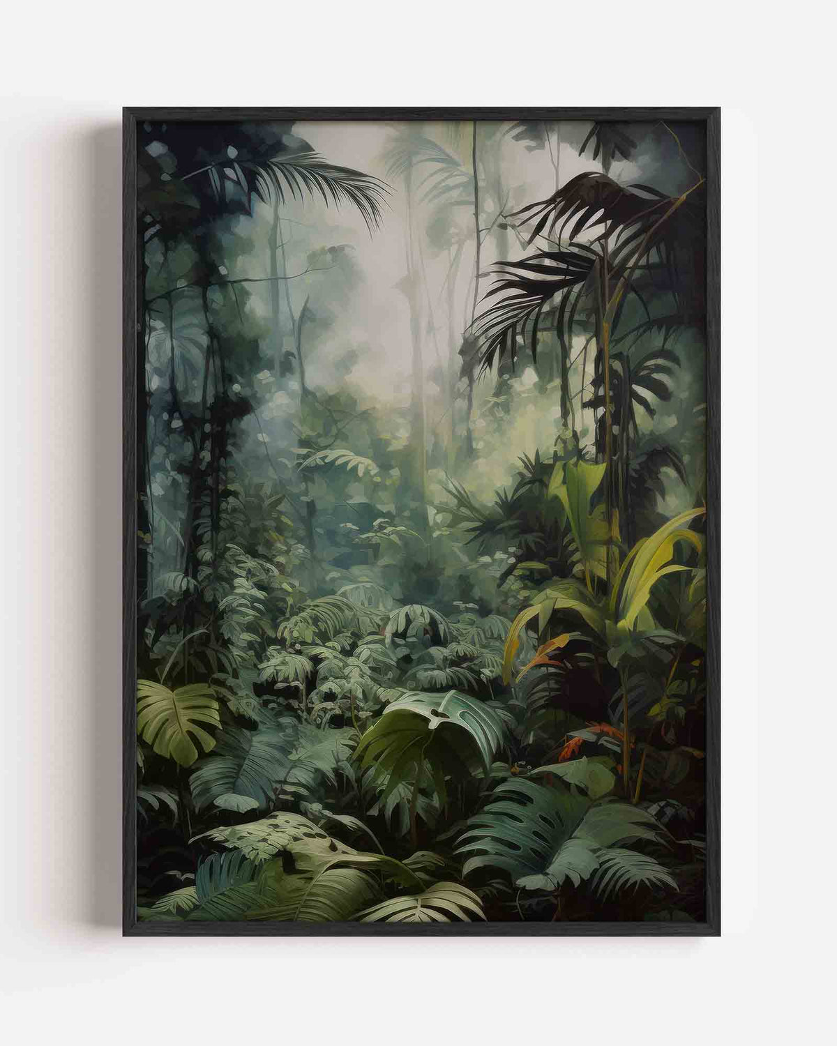 Weelderige jungle – jungle portret poster als wanddecoratie
