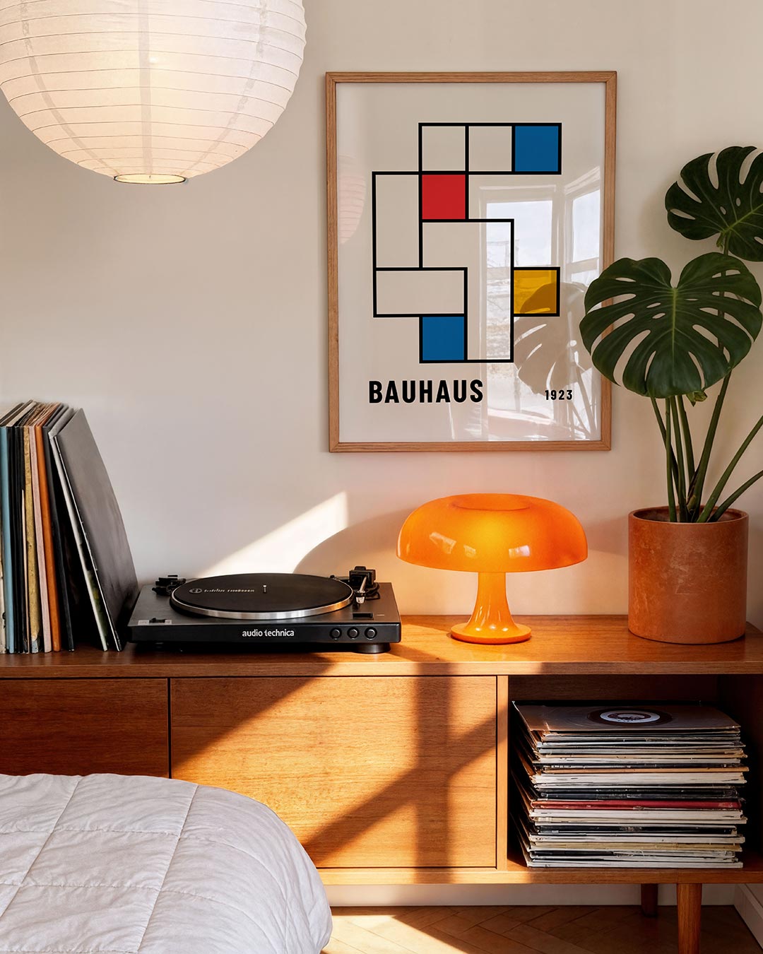 Vorm en kleur – moderne Bauhaus wandkunst als poster