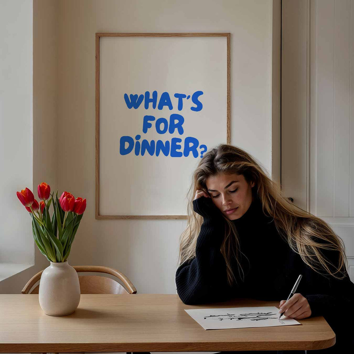 What's for Dinner? – quotes portret poster, afbeelding 7