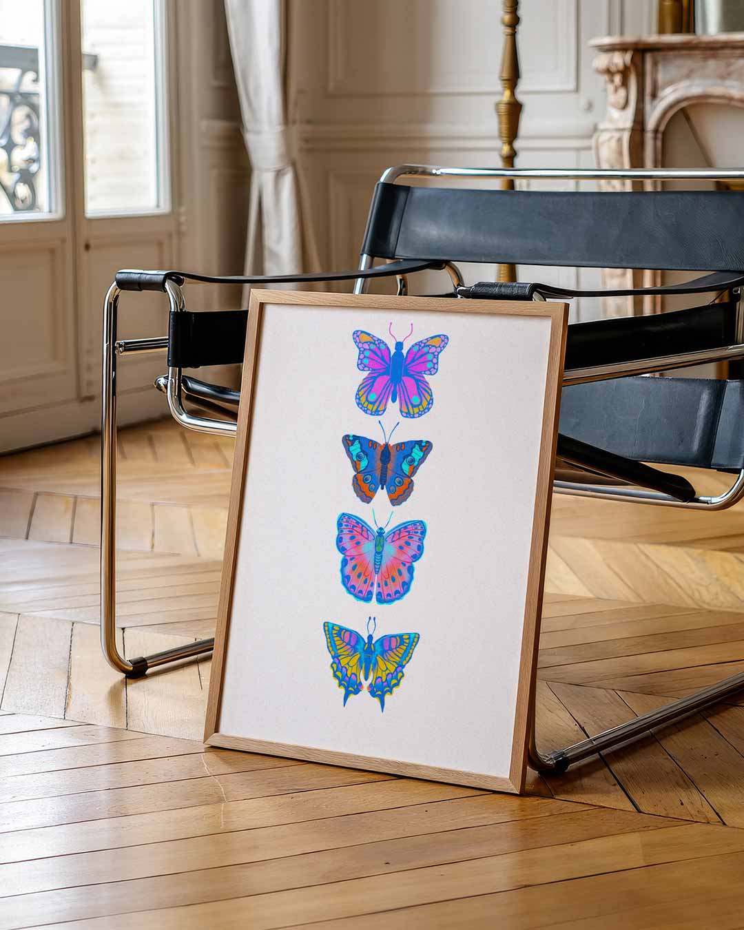 Vlinders Collectie – urban poster in staand formaat