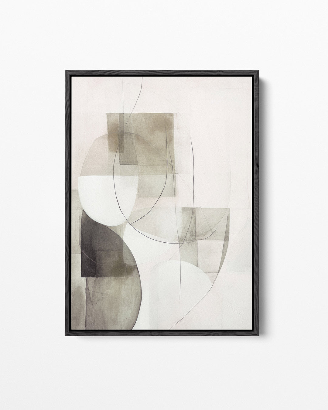 Geometrische vormen – staand wanddecoratie kunstwerk