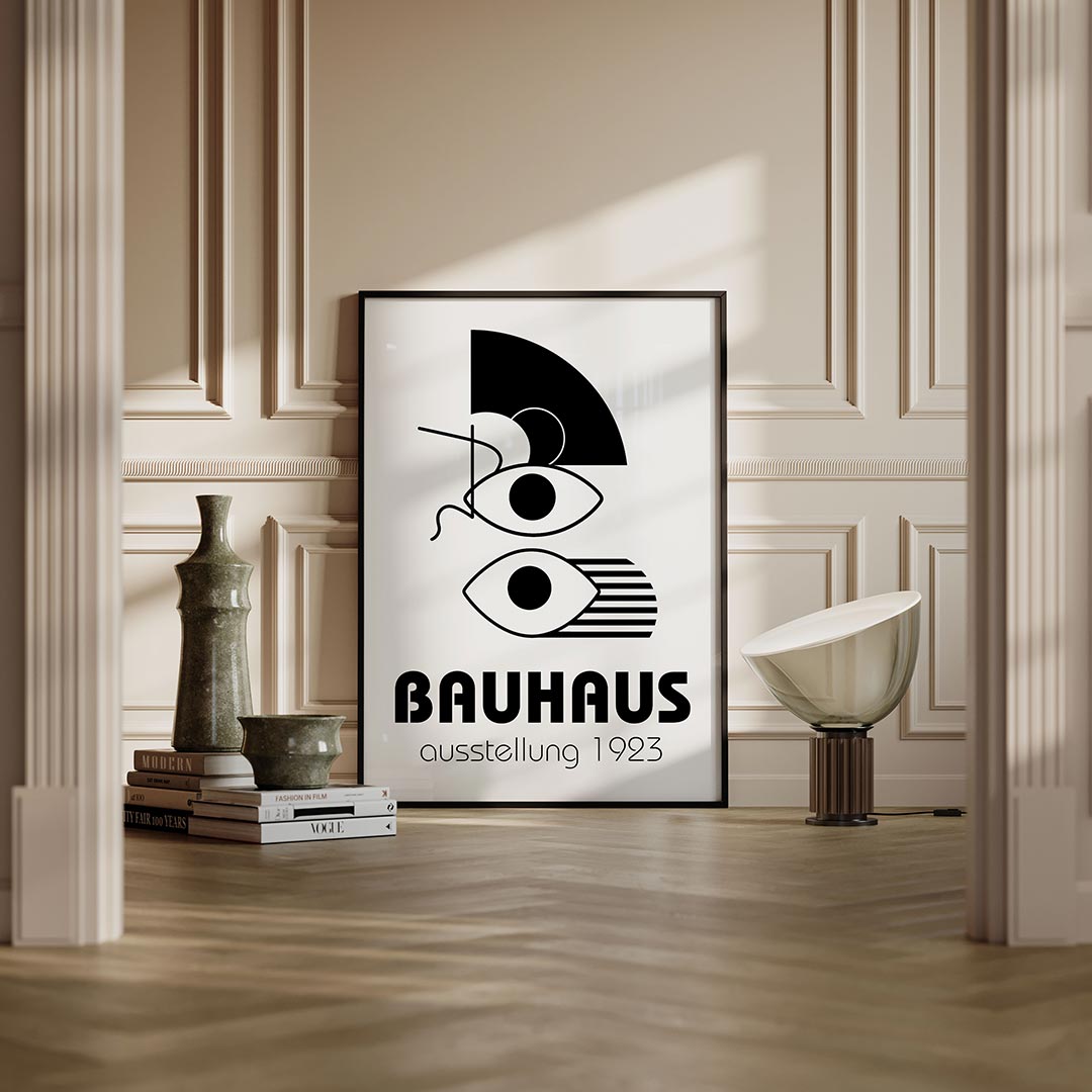  – moderne Bauhaus wandkunst als poster