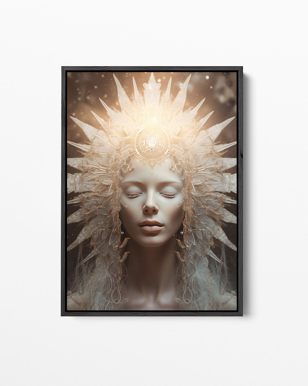 Hemelse vrouw – staand wanddecoratie kunstwerk