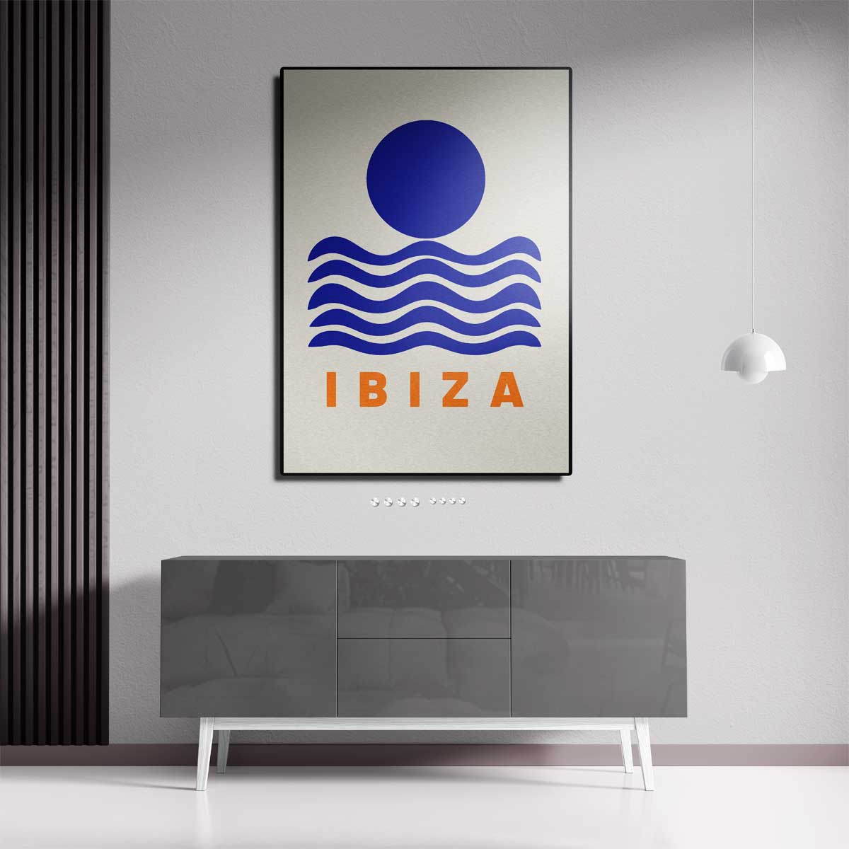 Ibiza Zonsopkomst – staand kunstwerk voor modern interieur