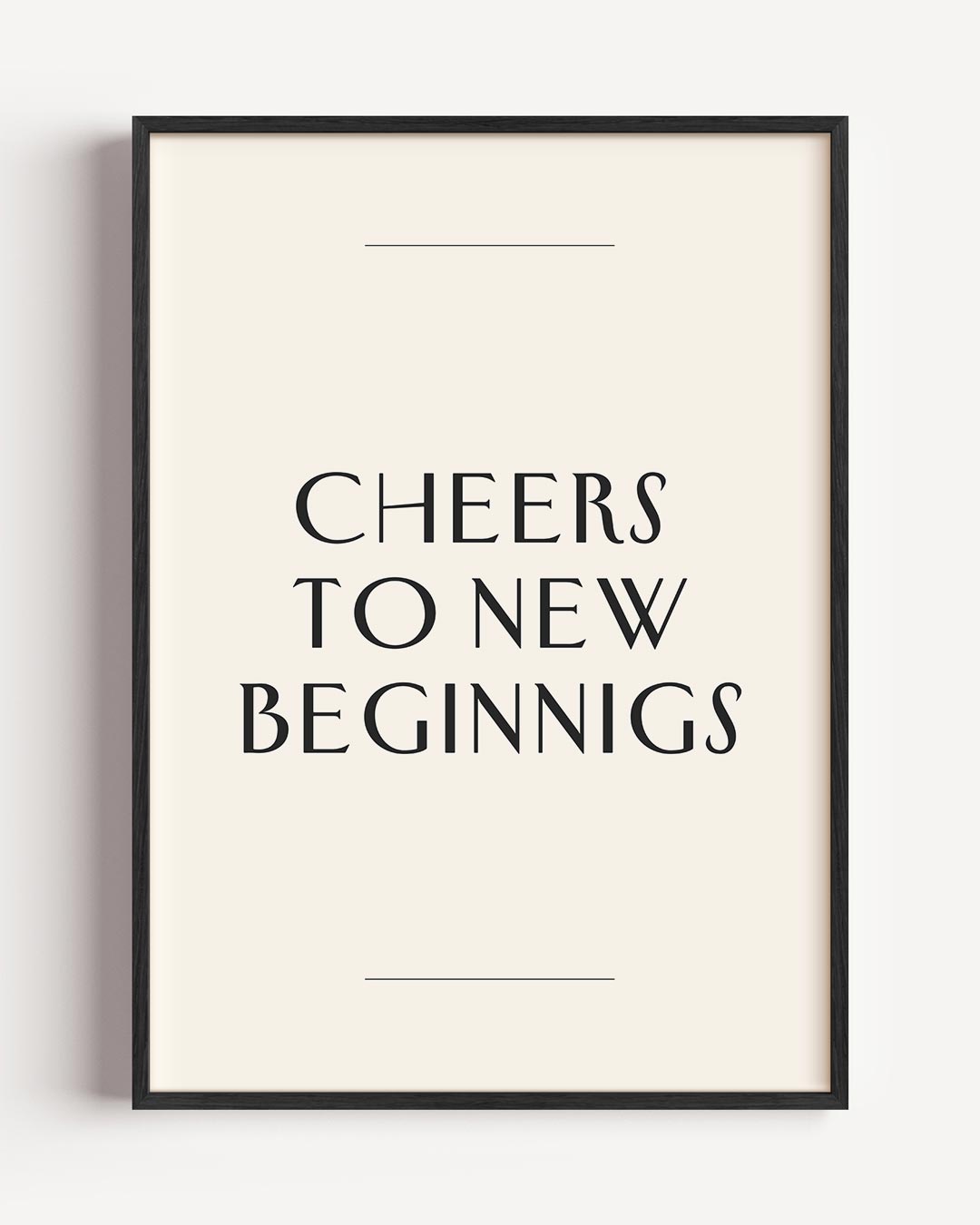 Inspirerende Nieuwe Start – kerst portret poster als wanddecoratie