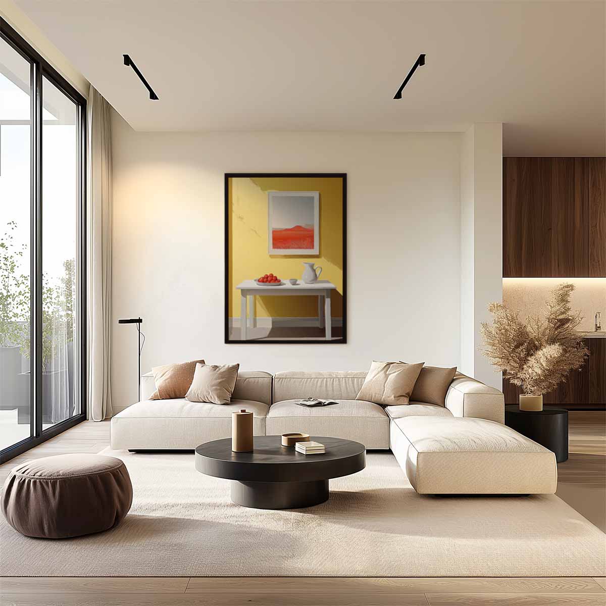 Zonovergoten Stil Leven – plexiglas wanddecoratie in portret formaat